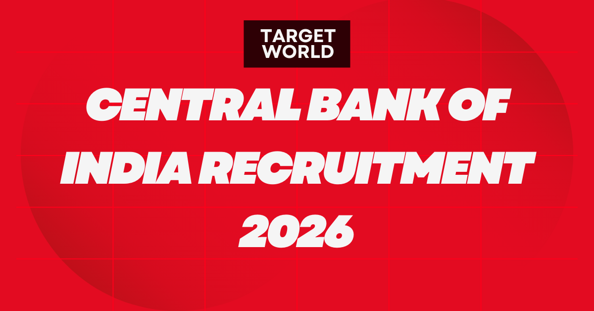 Central Bank of India Recruitment 2026