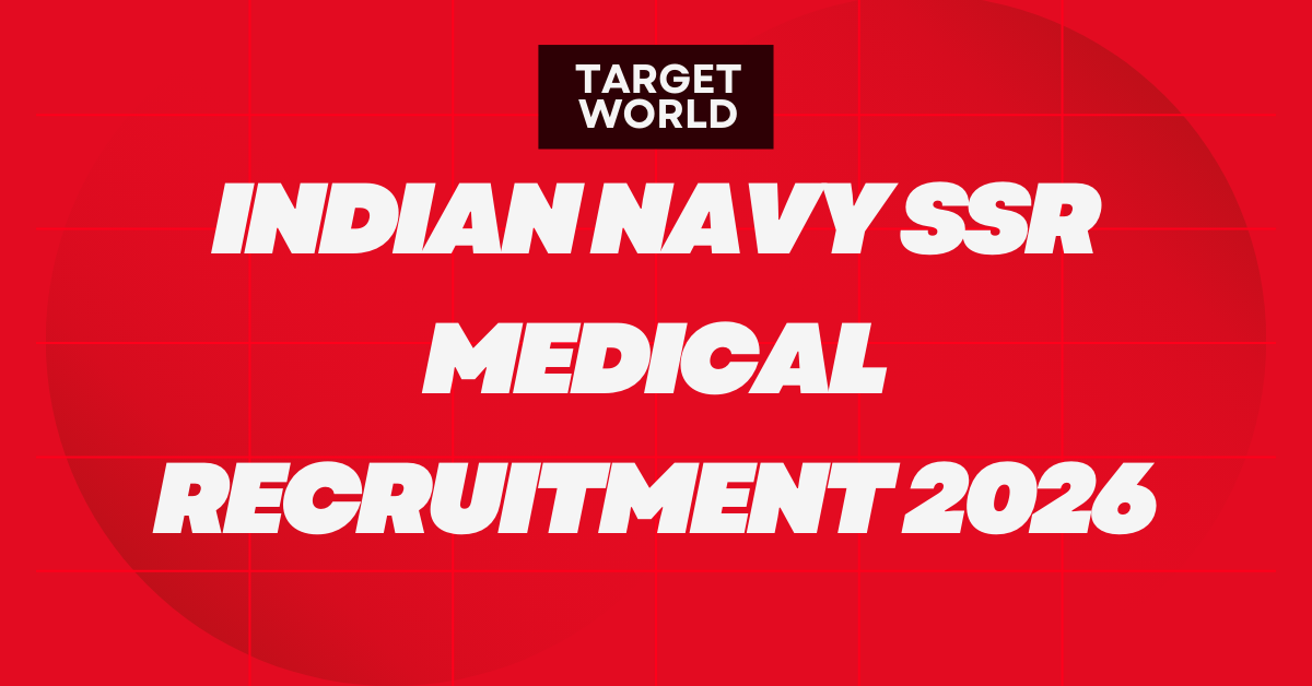 Indian Navy SSR Medical Recruitment 2026